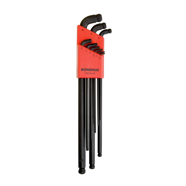 Bondhus, Stubby Allen Head / Ball-End Wrench Set, Metric Heavy Duty