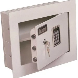 GARDALL CONCEALED WALL VEILIG KEY AND ELECTRONIC LOCK Gegalvaniseerd Staal
