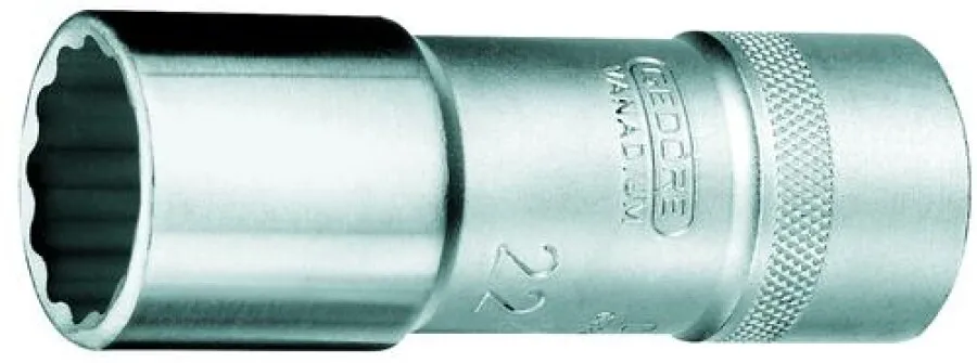 GEDORE dopsleutels - D 19 L serie - 1/2" - lengte - 12-kant - mm