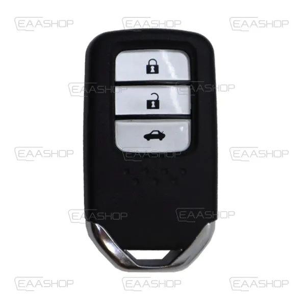 Honda 3 Button Keyless Remote Control Shell - Hon66 Profile