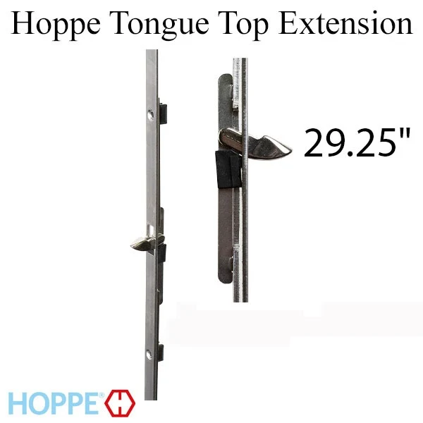 Hoppe 16MM Multipoint Handmatig Top Extension, Tongue at 29.25", 48.03" Length
