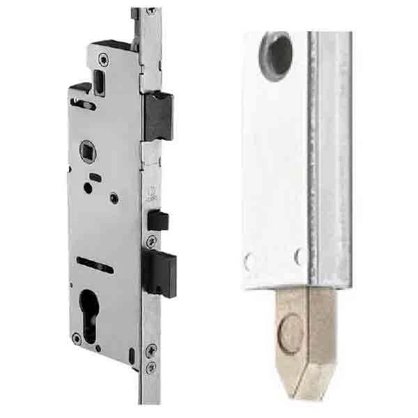 Hoppe Multipoint 1-3/4" Backset Met de hand Gear Shootbolt. 1/2" Deadbolt 5/8 Faceplate