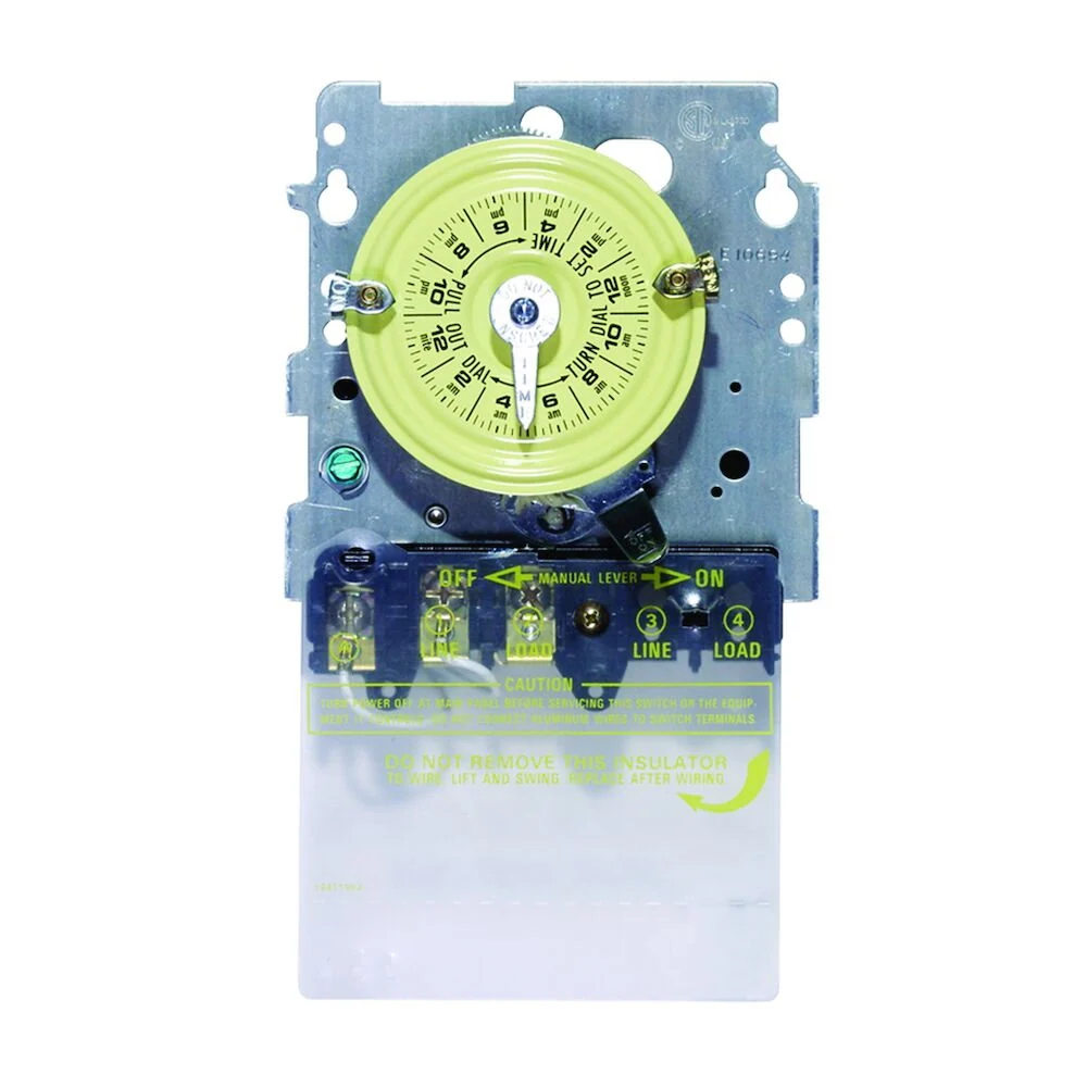 Intermatic - T106M - 24-Hour 208-277V Mechanical Time Switch, SPDT, Mechanism Only