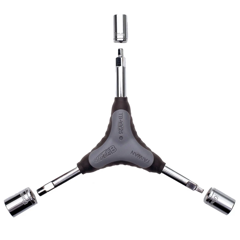 Llave Y Allen 6 en 1. 4/5/6-8/10/12mm Super B - REF TB-YY25