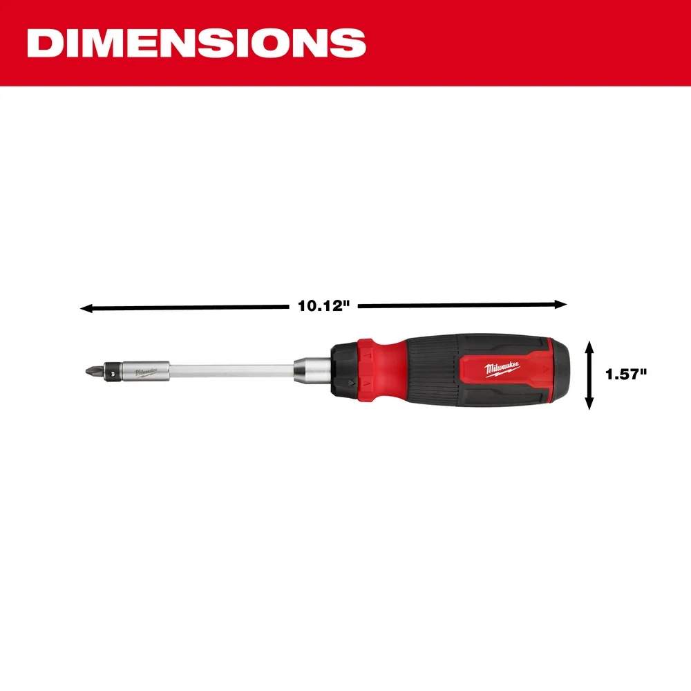 MILWAUKEE 27--1 Ratcheting Multi-Bit Screwdriver
