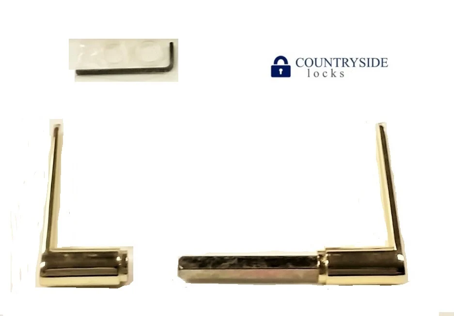 Papaiz MZ-35 replacement lever handles. Geel koper plated