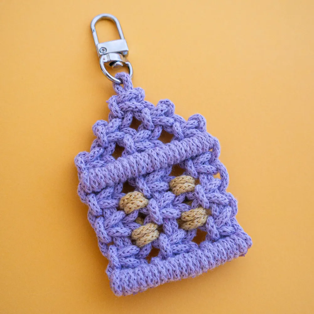 Precisie Como fazer um Porta-Chaves Casa de macramé - Kit DIY