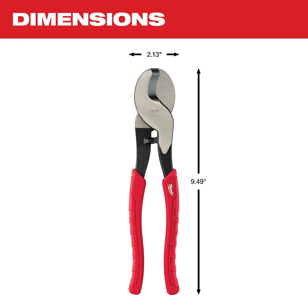 MILWAUKEE Comfort Grip Cable Cutting Pliers