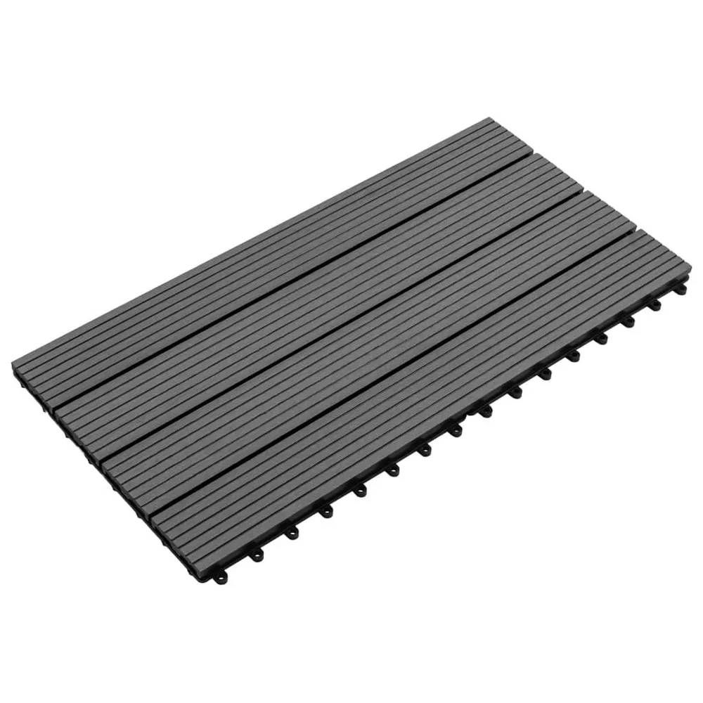 Tegels 6 st 1m² 60x30 cm HKC grijs