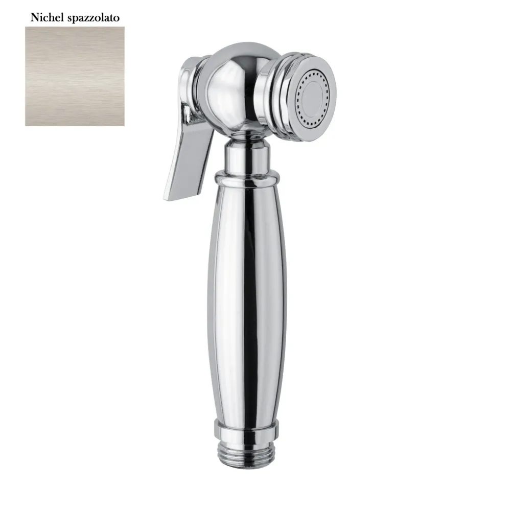 Doccia shut off Antea geel koper 1/2M brushed nickel connection