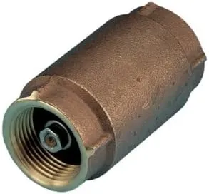 American Granby CVNL150BS Check Valve No Lead Messing 11/2 CHECK VALVE Spring met Vlamloze Instelling