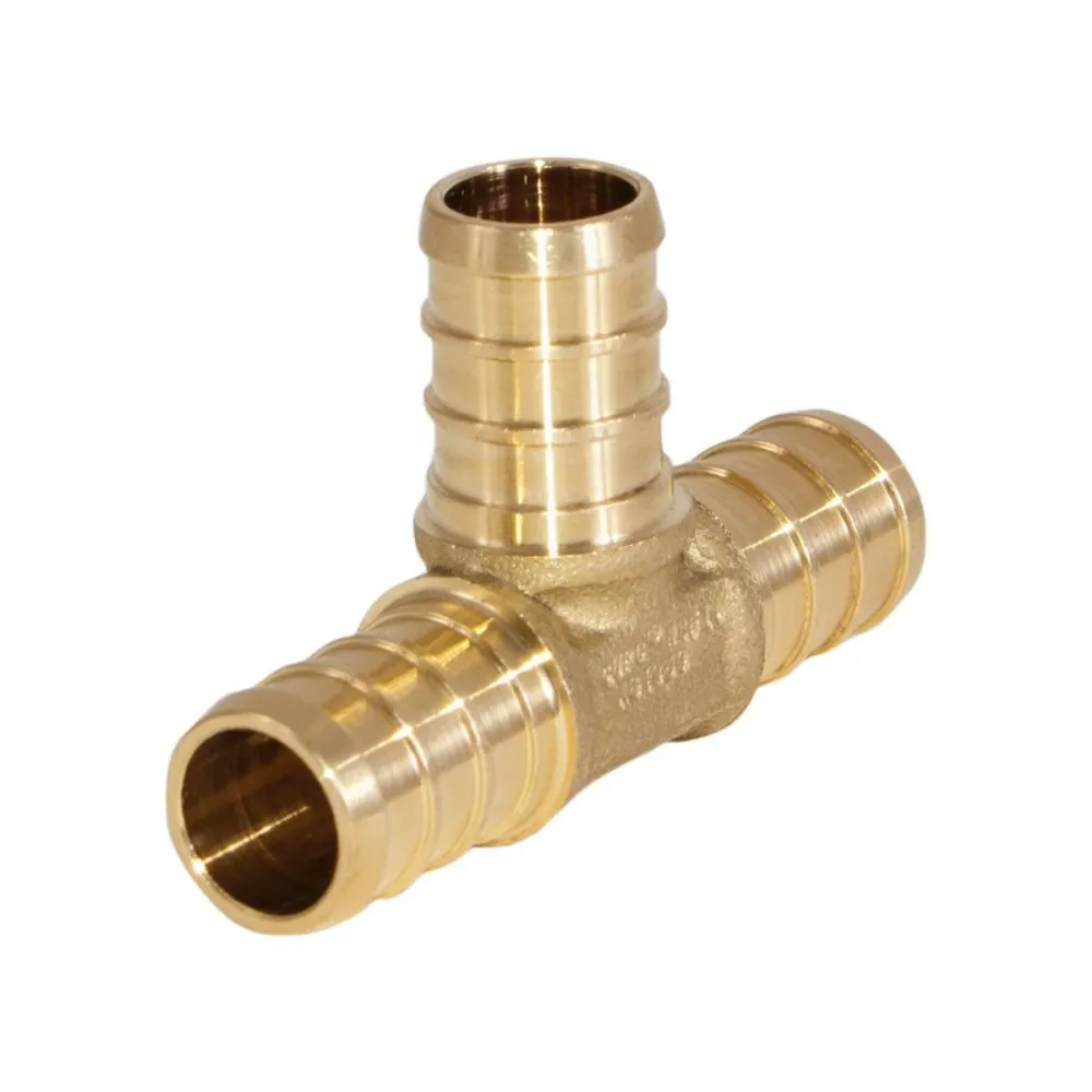 Eastman Geel koper Crimp PEX Tee – 1/2 . PEX x 1/2 . PEX x 1/2 . PEX Opbergkoffer