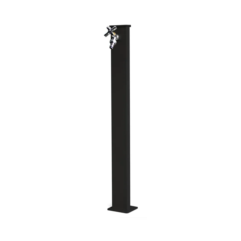 Floor water point painted black aluminum messing faucet model Frog