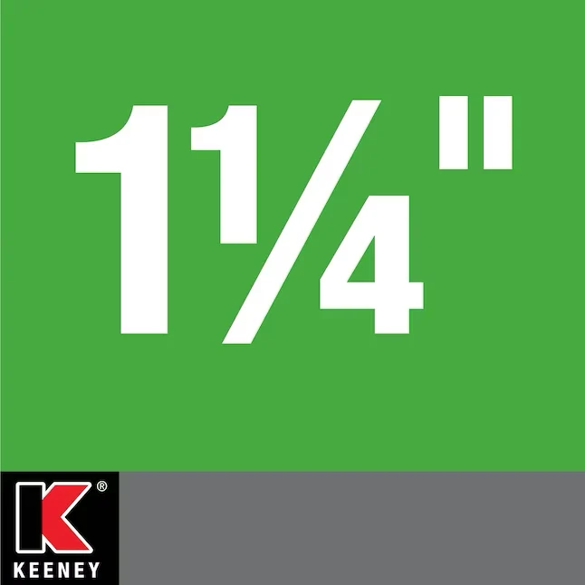 Keeney 1-1/4- Messing Slip Joint Extension Tube