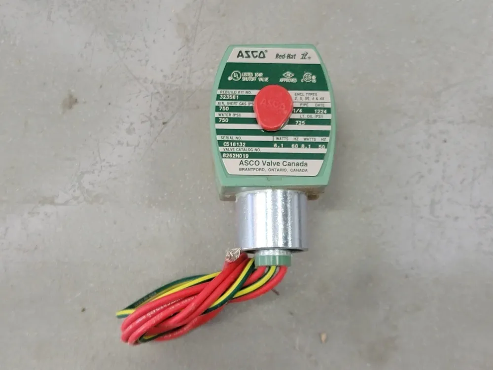 1/4" NPT 120V Geel koper 2 Way Solenoid Valve 8262H019