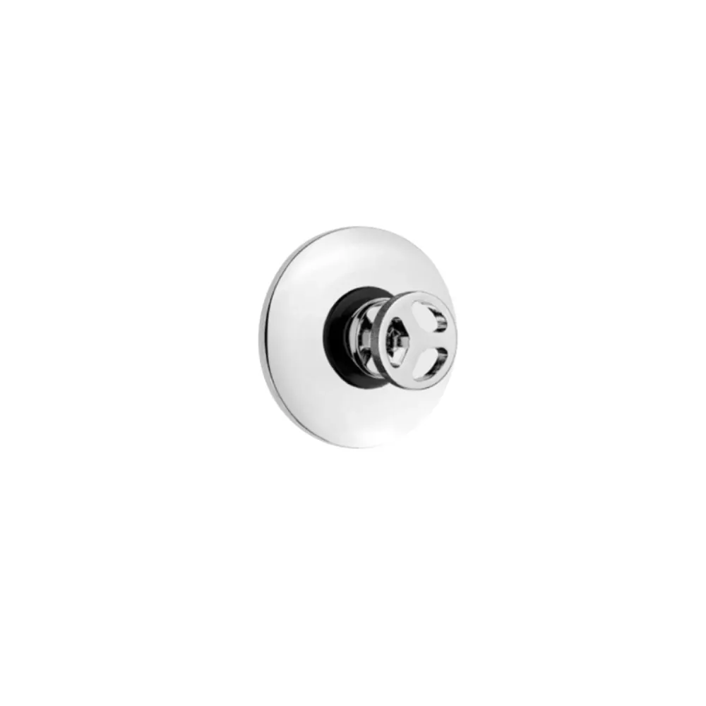 OUTLET VERSION - Chrome geel koper built- shower single-lever mixer Mimì Keller Taps series
