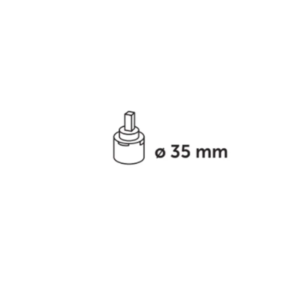 OUTLET VERSION - Chrome geel koper built- shower single-lever mixer Mimì Keller Taps series