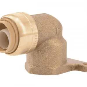 SharkBite 1/2 . x 1/2 . Geel koper Push Hy-Ear Elbow Opbergkoffer