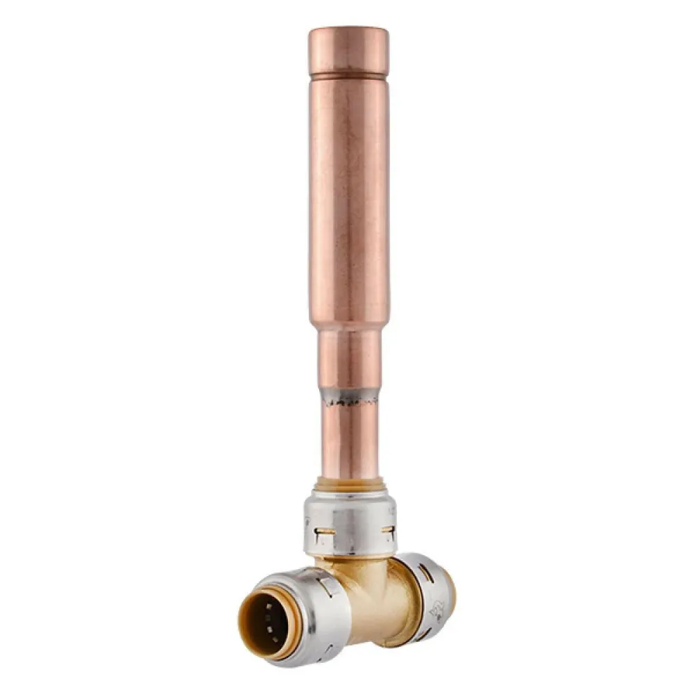 SharkBite Max 1/2 . Geel koper Push Shock Arrestor met Anti-Statische Tang