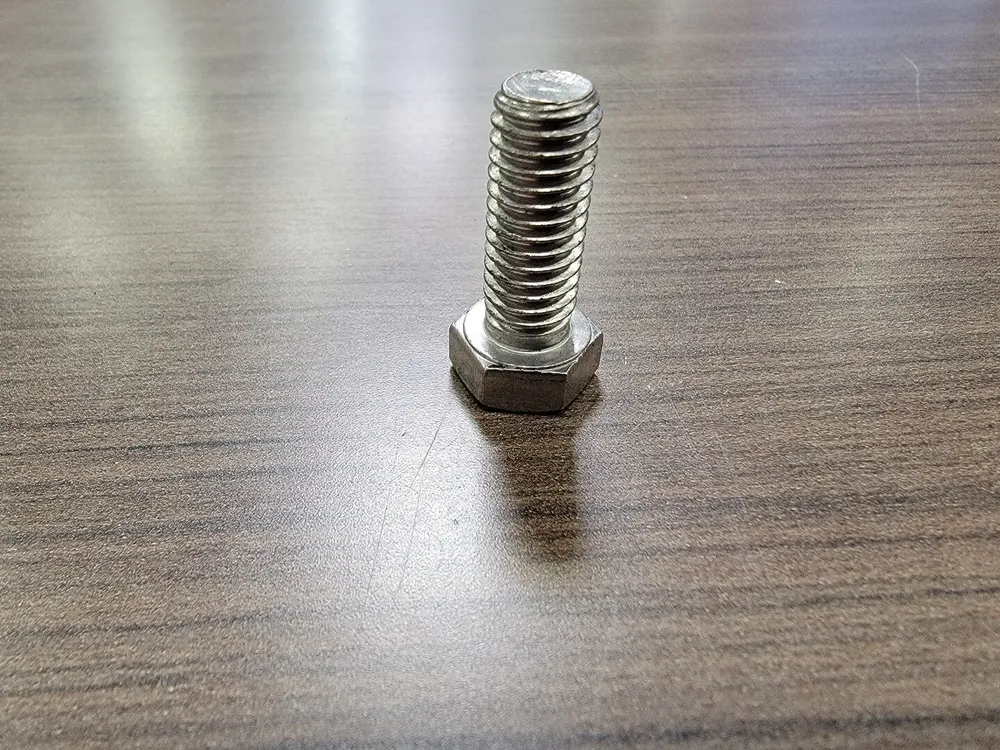 3/8" x 1" F593G316 Roestvast Steel Hex Bolt (Bag 250/Qty)