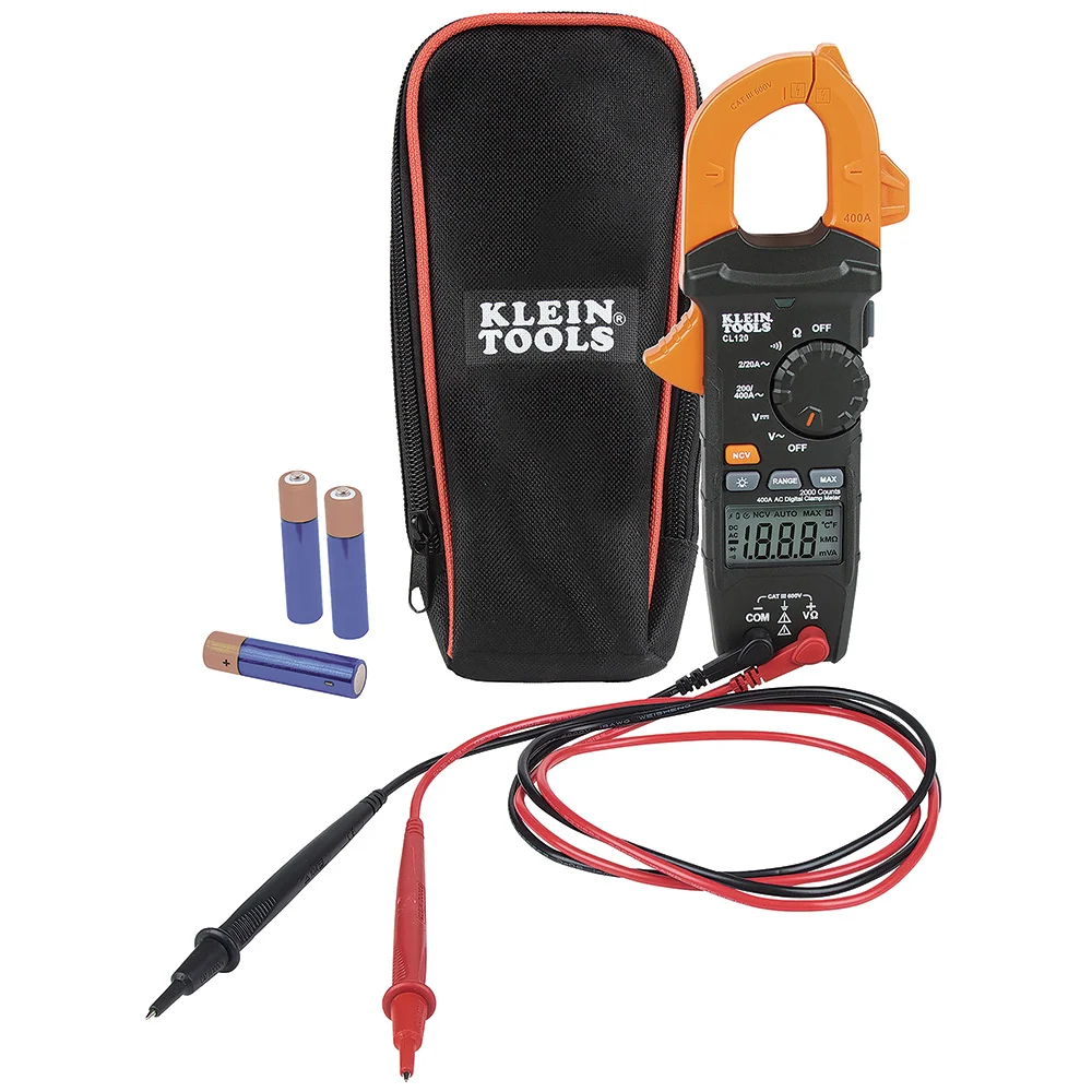 KLEIN TOOLS Numeriek Clamp Meter, AC Auto-Ranging 400 Amp Handzaam formaat