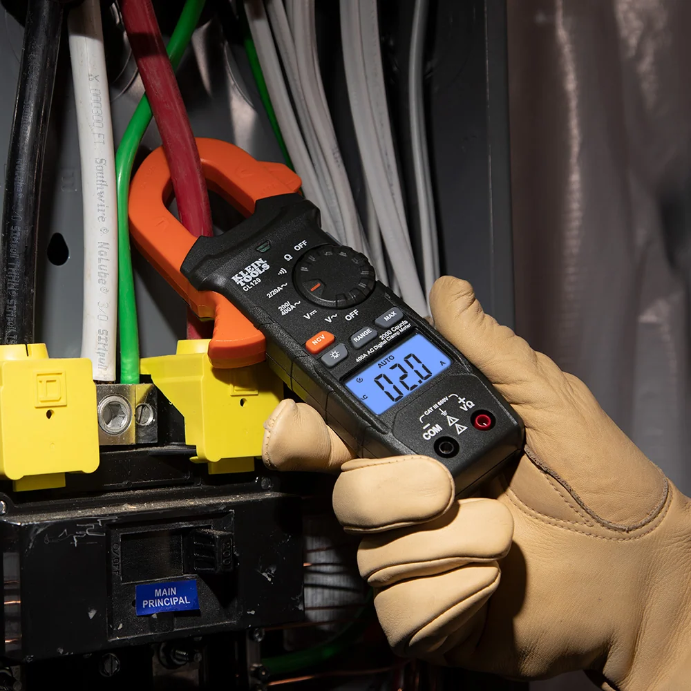 KLEIN TOOLS Numeriek Clamp Meter, AC Auto-Ranging 400 Amp Handzaam formaat