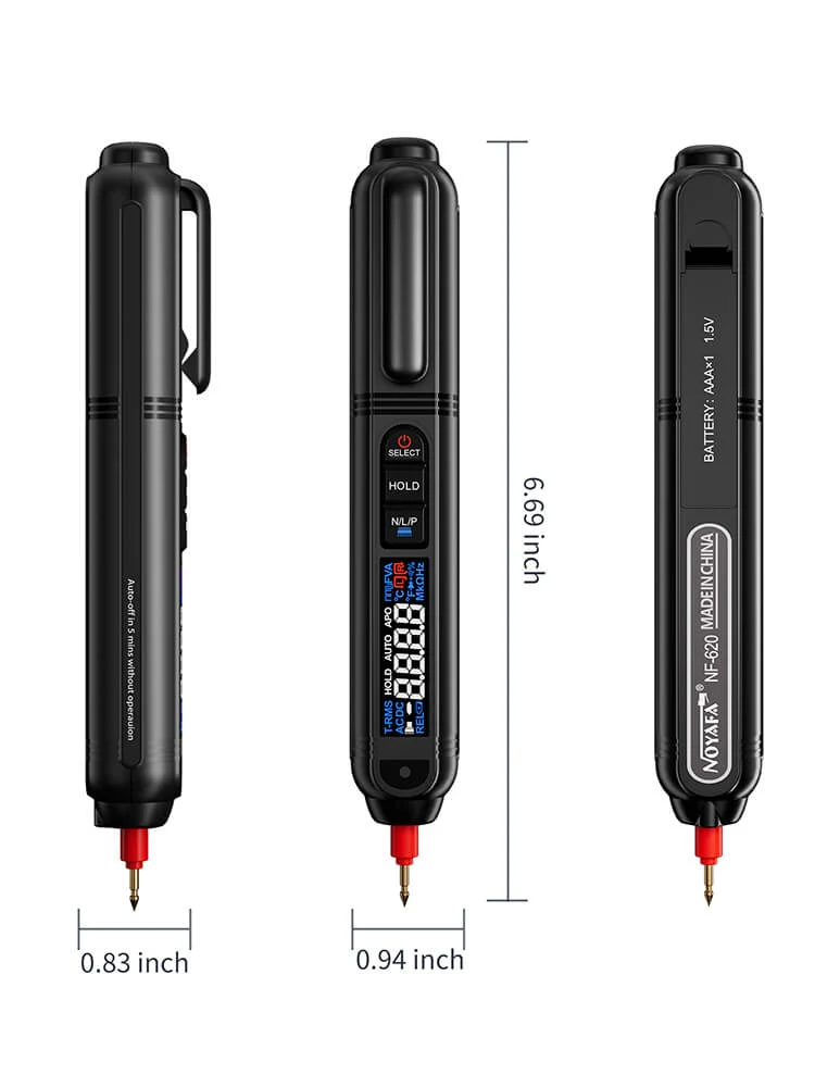 NOYAFA NF-620 Zelflerend Pen Multimeter Tester Pens | CAT III 600V |