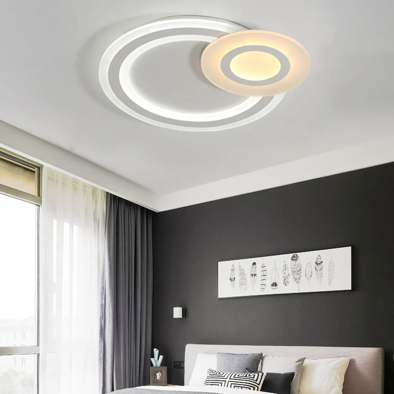 Solar Eclipse Kleuterschool Plafondmontage Zwak Acryl Moderne LED-plafondlamp wit