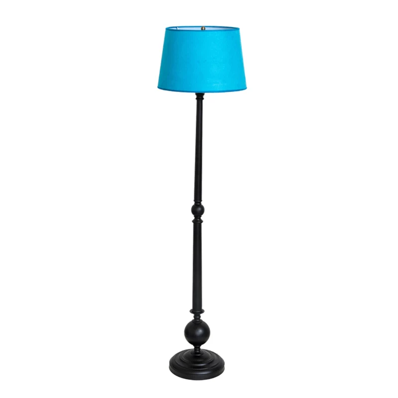 Empire Shade stoffen staande lamp Traditionele vloerverlichting voor woonkamer met één lamp - Incl. Garantie