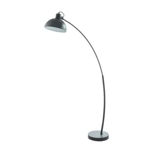 Staande lamp met vintage-stijl LOPAZ - Ijzer - Zwart - Incl. Garantie