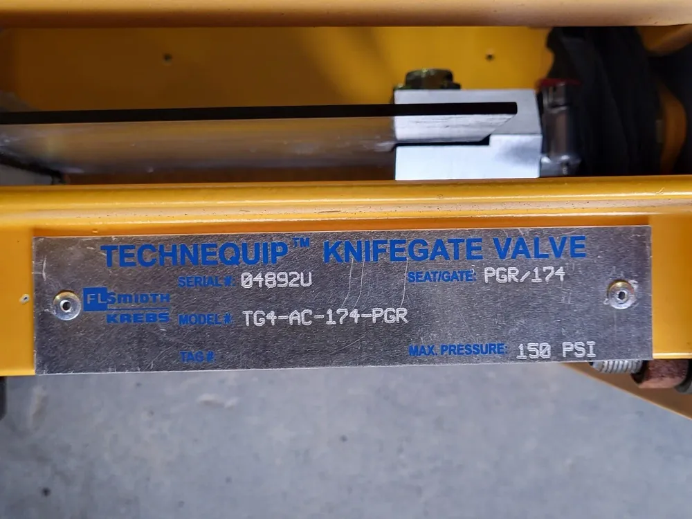 4" Actuated Knife Gate Valve TG4-AC-174-PGR
