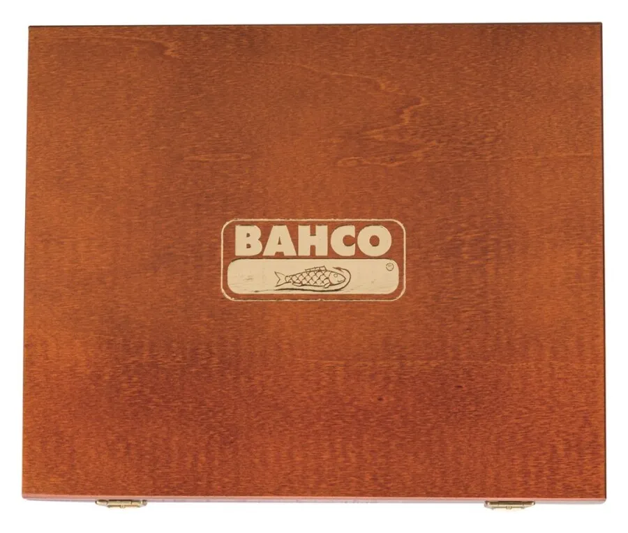 Bahco steekbeitelset - 6-32 mm - 6-delig - houten kist - 424P-S6-EUR