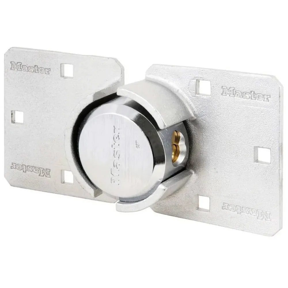 Gegalvaniseerd Master Lock Hang- en overvalslot set staal zilverkleurig 736EURD