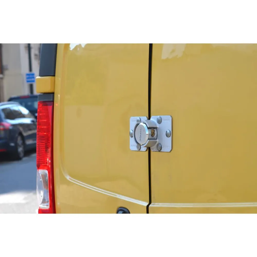 Gegalvaniseerd Master Lock Hang- en overvalslot set staal zilverkleurig 736EURD