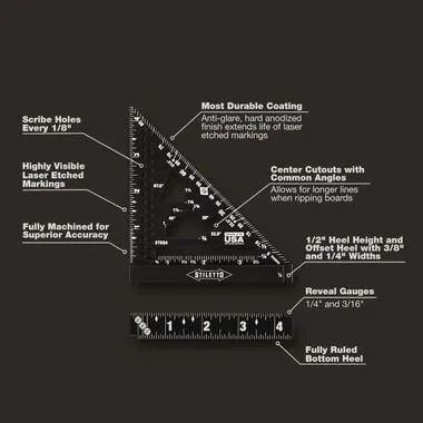 STILETTO STSQ4 4-1/2" Trim Square