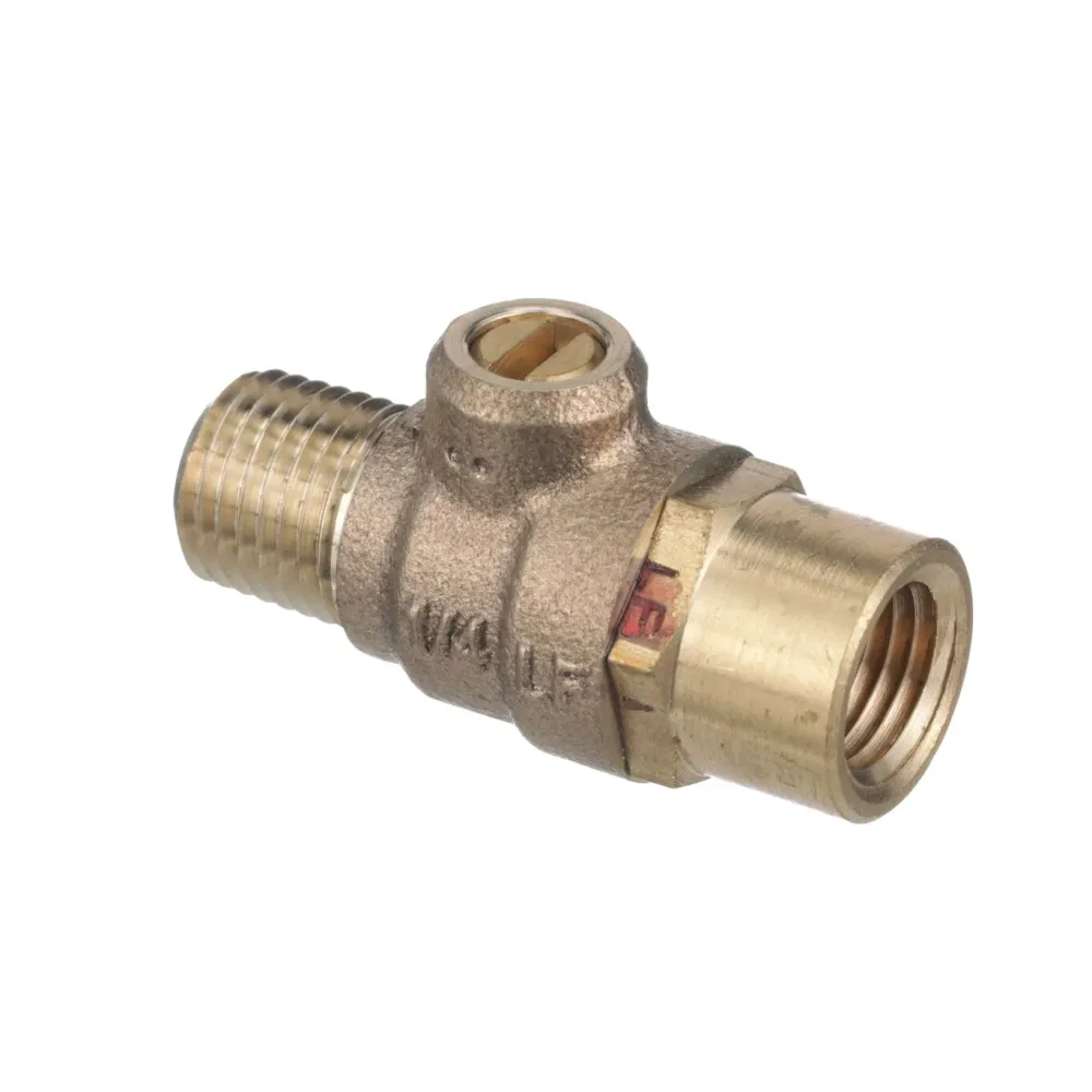 Watts LFFPTC-F 1/4" - 1/4 Lead Free Full Port Test Cock 781075LL