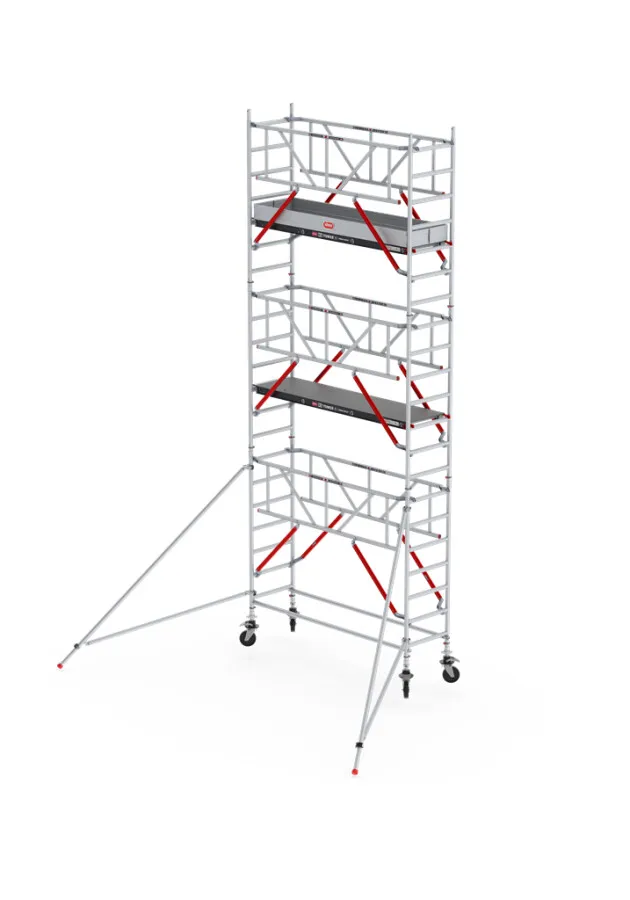Altrex rolsteiger - RS Tower 51 - 6,2 m - dun - 3,05 m platform - hout - Veiligheidsgecertificeerd