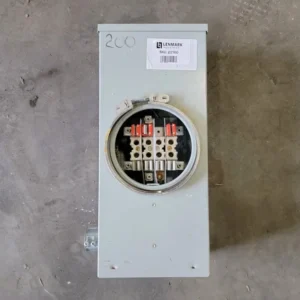100 , 600V PolyPhase Meter Socket w/ Hub Closure Plate SFC700PW
