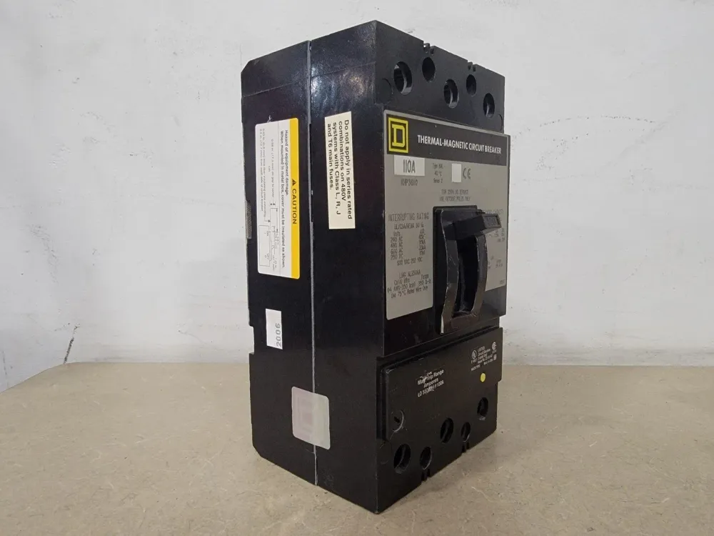 110 Amp, 3 Pole, 600 Volts Circuit Breaker KHP36110