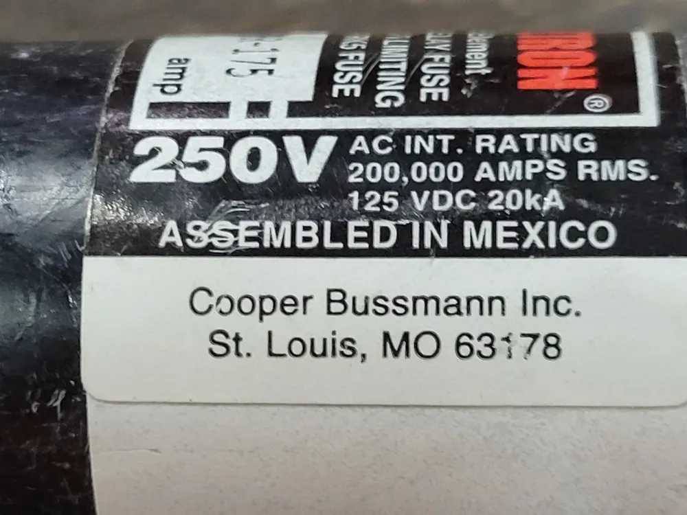 175 Amp Class RK5 Time Delay FRN-R-175