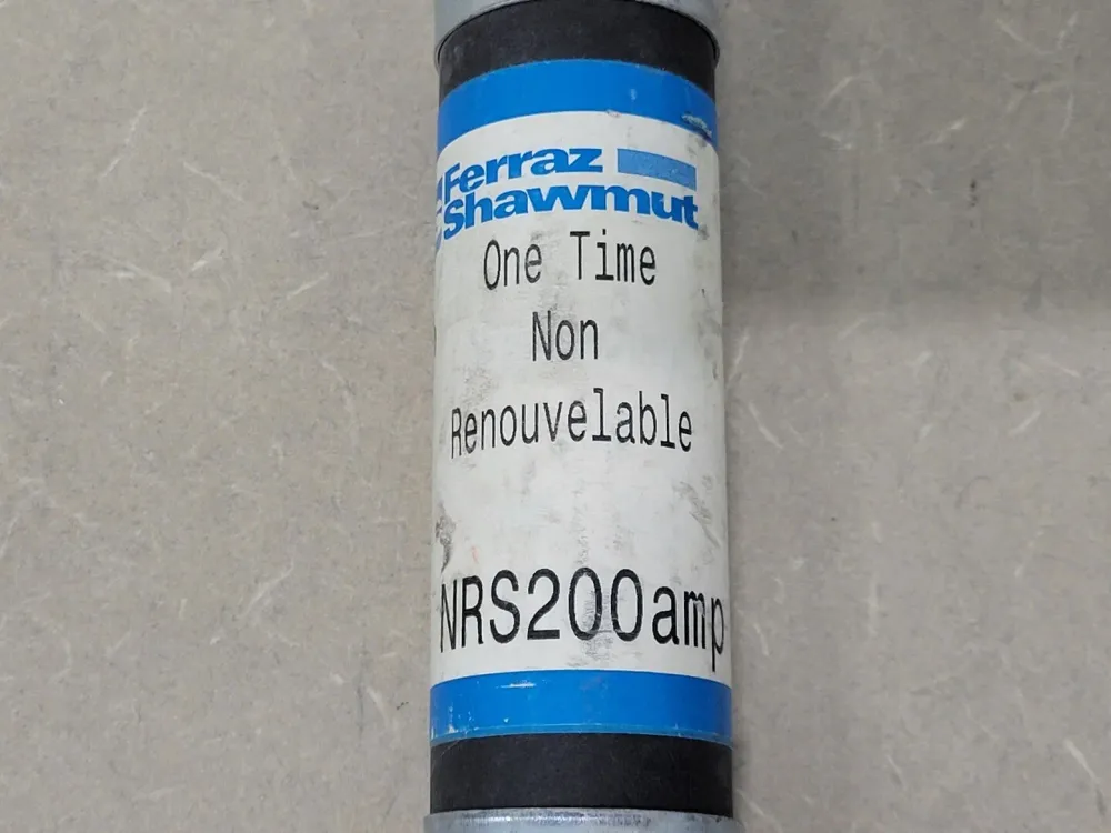200 Amp Class H One-Time Fuse NRS200
