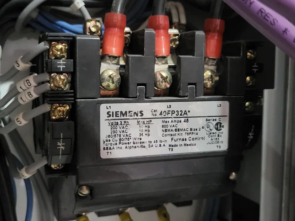 15 hp 600V 3-Ph Motor Control Center Bucket 02FA