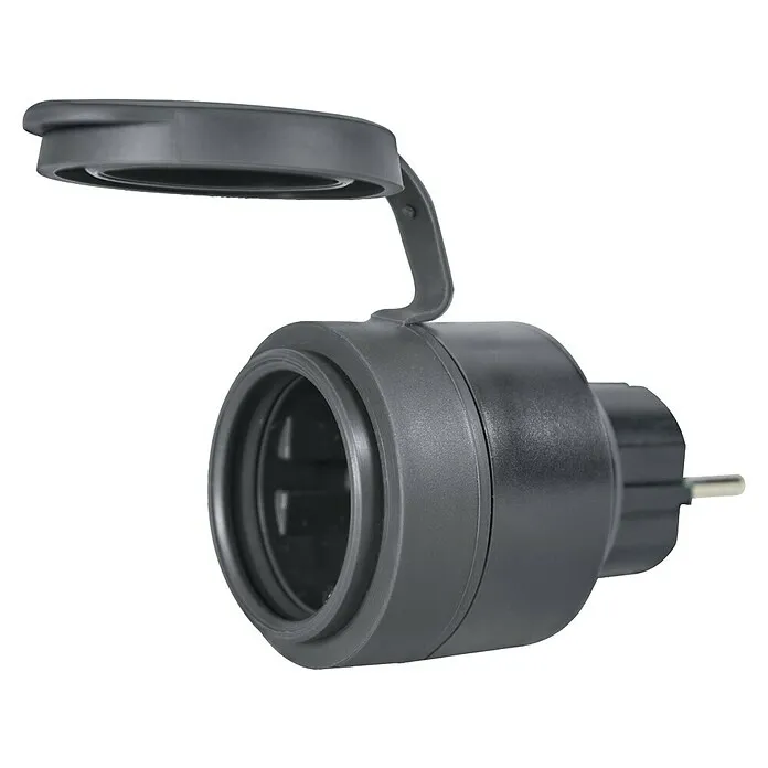 Ledvance Smart+ WiFi Slim stopcontact - Binnen, IP44, Antraciet, 16