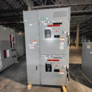 Siemens 4160 Volt MCC 400 amp each/1250 hp Vac contactors voor Buitengebruik