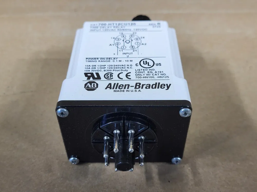 Time Delay Relay 700-HT12CU120, 0.1 - 10 mins voor Buitengebruik