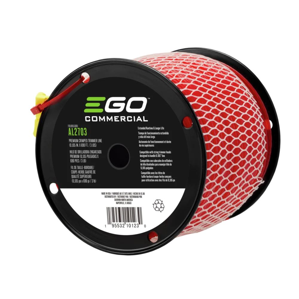 EGO Power+ AL2703 Commercial Topkwaliteit Crimped Trimmer Line (0.105 . X 690 FT. / 3 LBS)