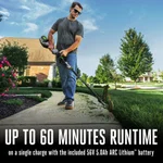 EGO Power+ MST1704 Multi-Head 17” POWERLOAD™ String Trimmer Line IQ™ 5Ah Battery and Regulier Charger