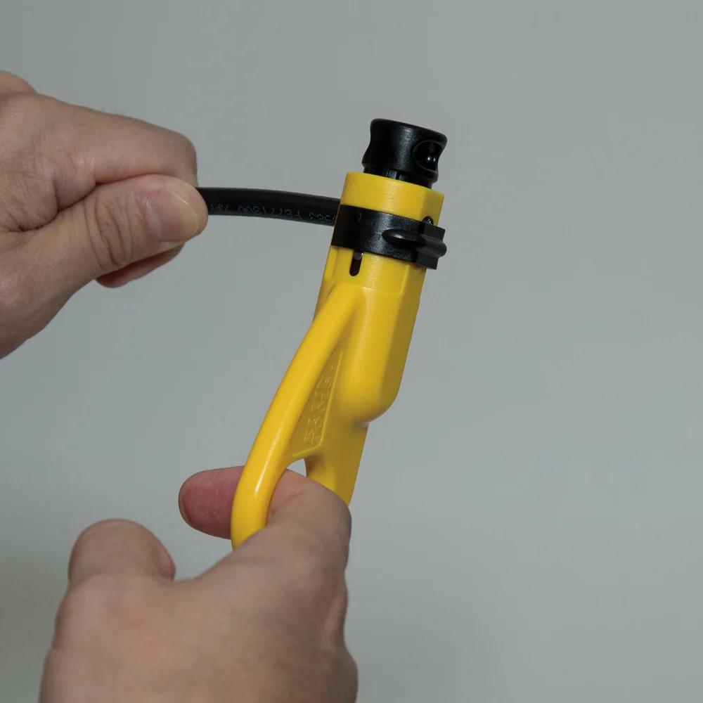 KLEIN TOOLS Coax Cable 2-Level Radial Stripper