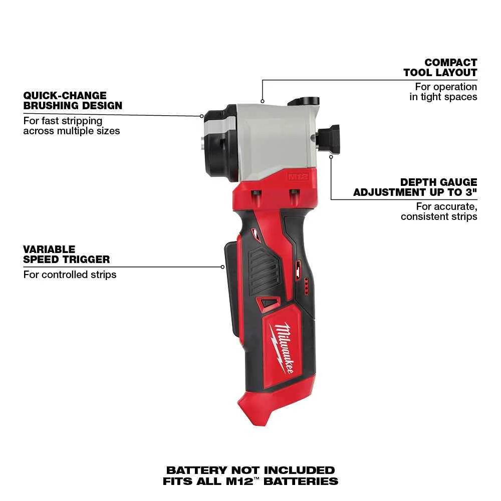 Klus MILWAUKEE M12 Cable Stripper (Tool Only)