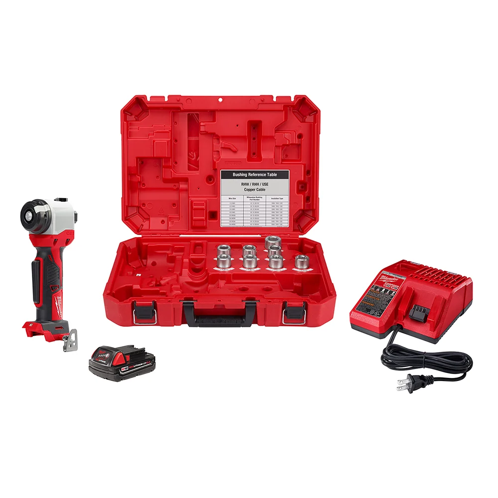 MILWAUKEE M18 Cable Stripper Kit Cu RHW / RHH / USE Complete Set van 12